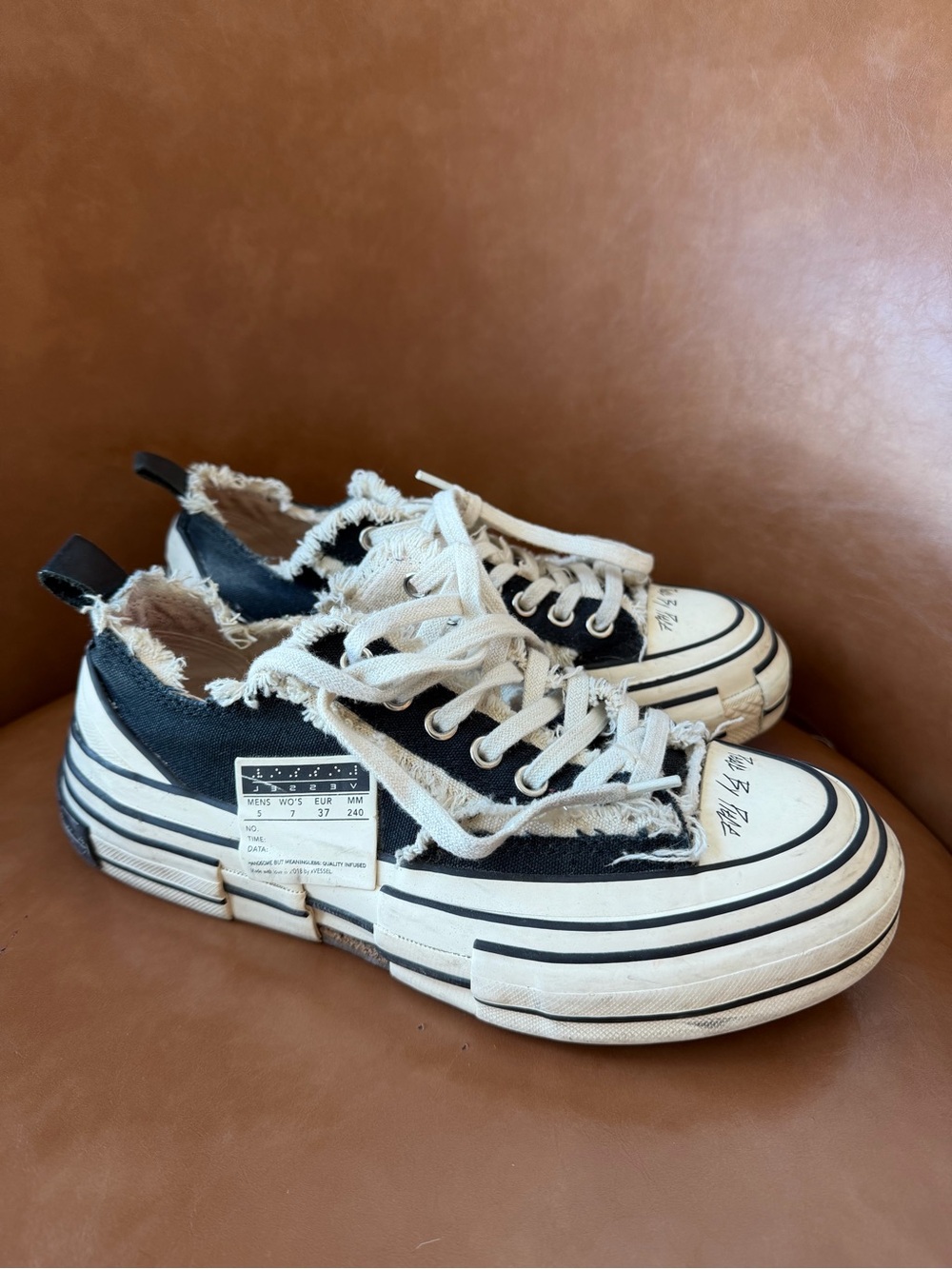 xVessel x Yohji Yamamoto Low Top Canvas Sneakers